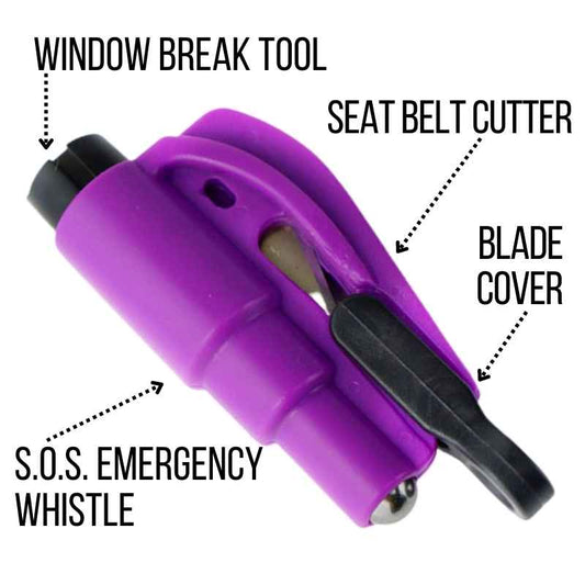 features Auto Safety Survival Tools Keychain