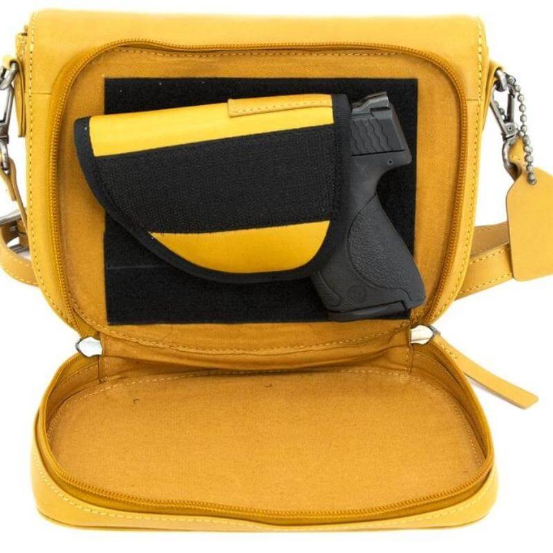 Cameleon Handgun Purses Cameleon® Sophia Leather Concealed Carry Handbag Gun Purse