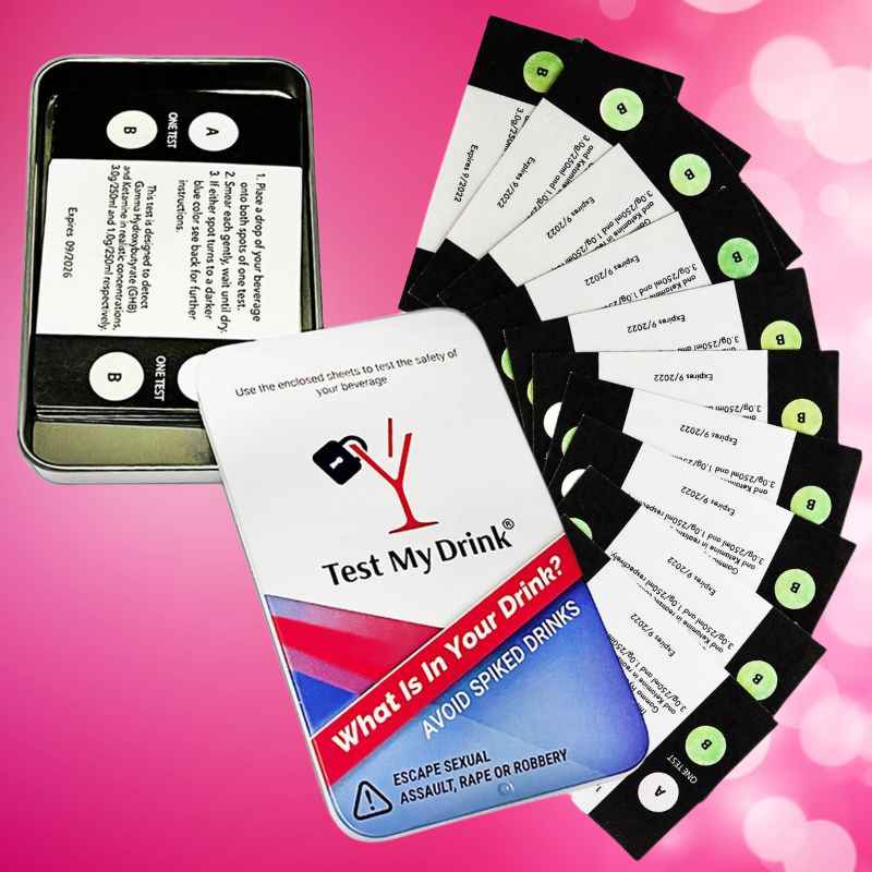date-rape-drink-tests-kit in Total Coverage Self Defense Kit