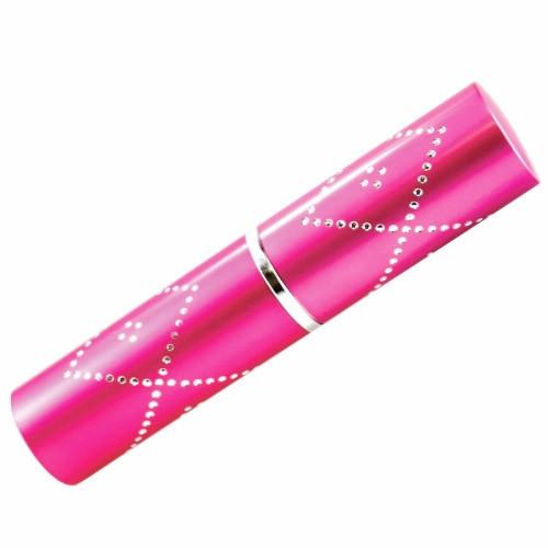 pink 17 Million Volt Rhinestone Perfume Bottle Flashlight Stun Gun