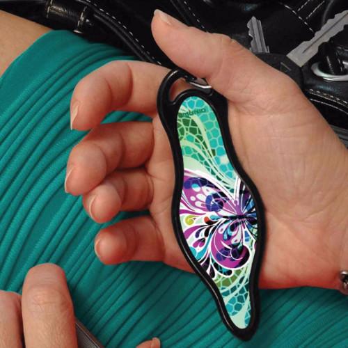 Munio Colorful Butterfly kubaton Self Defense Keychain