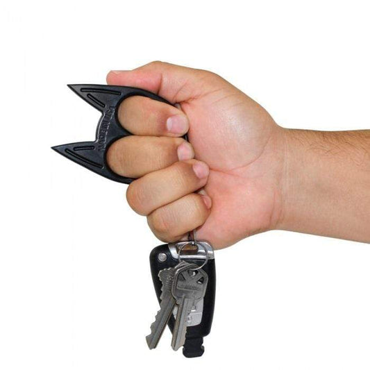 in hand My Kitty self-defense keychain cat keyring