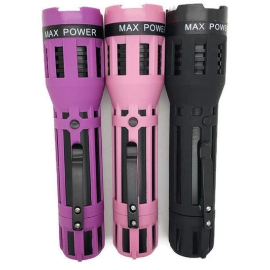 Predator DNA Collecting Rubberized Grip Dual Flashlight Stun Gun