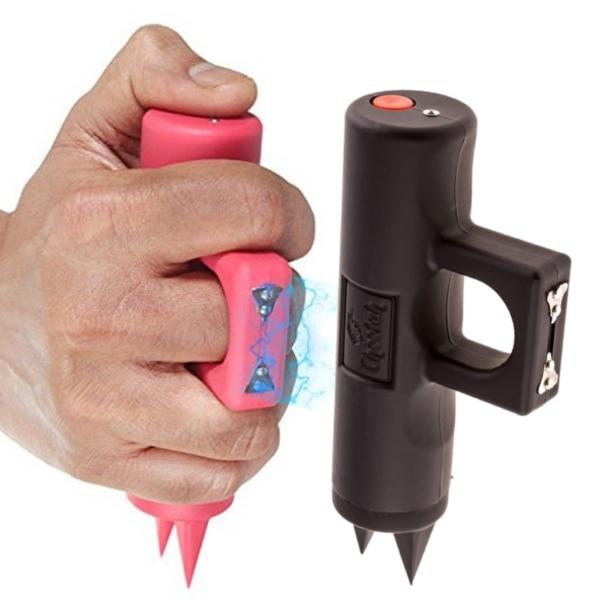 Jogger Stun Gun and Hammer Spike Strike Combo Self Defense