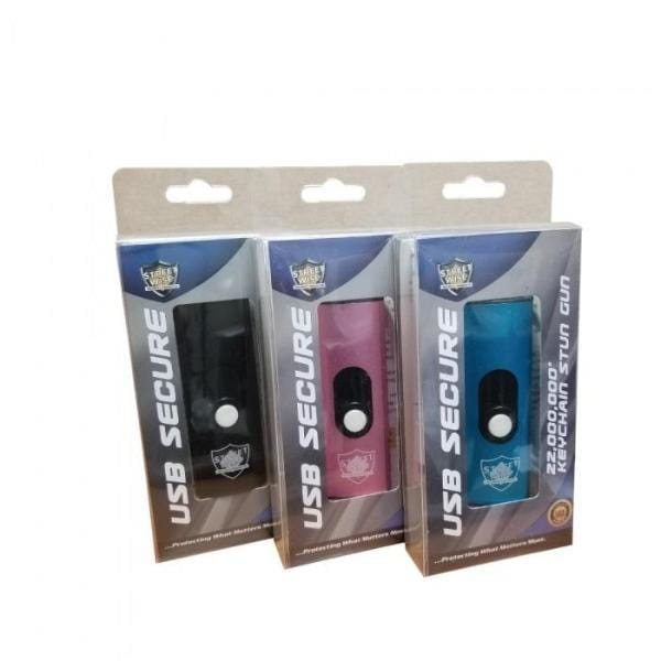 packaging USB Secure 22,000,000 Volt Keychain Stun Gun