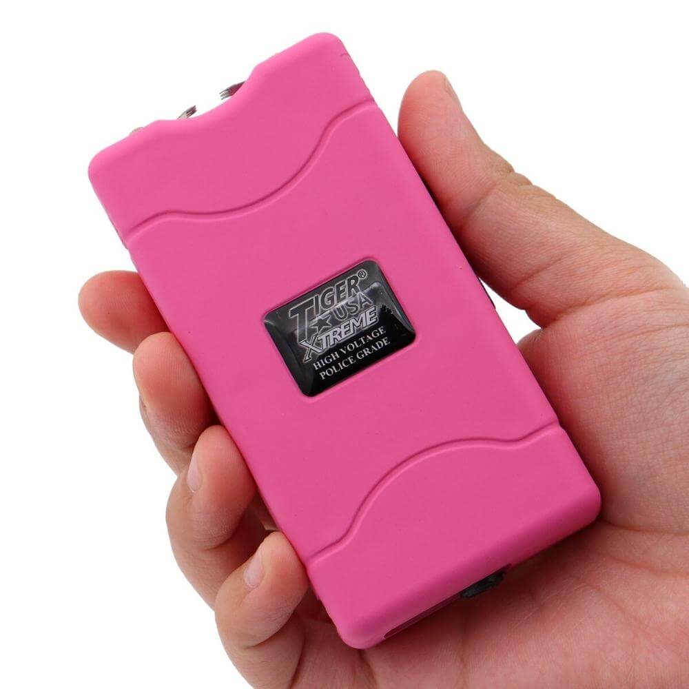 96 Million Volt Tachyon Flashlight Stun Gun Pink