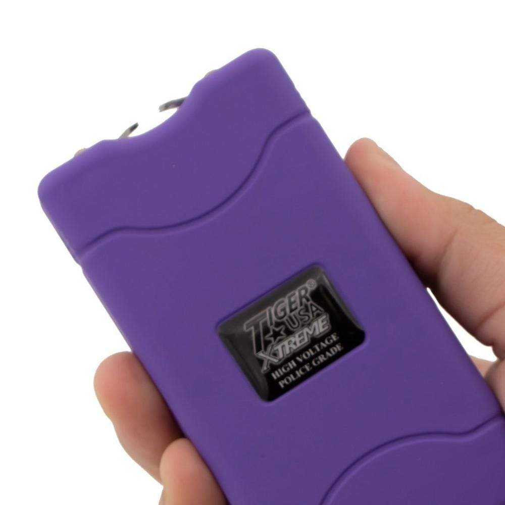 96 Million Volt Tachyon Flashlight Stun Gun Purple