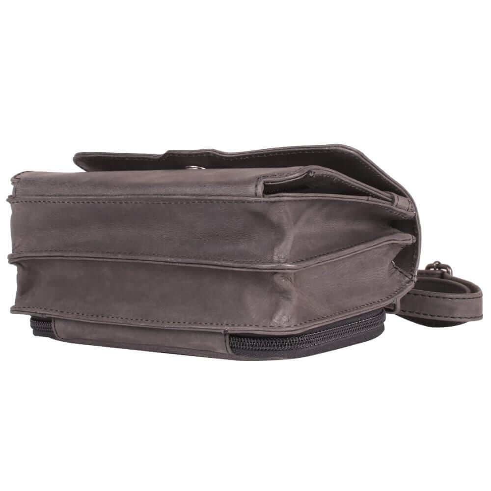 Lady Conceal Handgun Purses Concealed Carry Jolene Leather Lockable CCW Crossbody Organizer