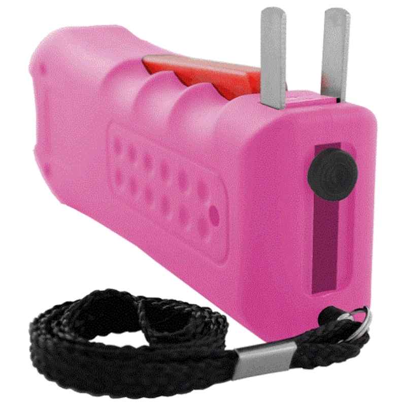 ladies choice pink stun gun panic alarm