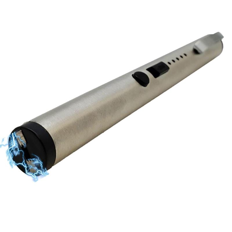 silver pen stun gun covert taser