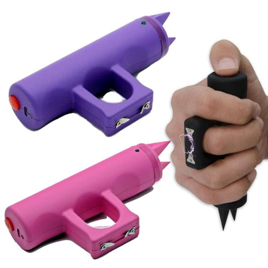 Jogger Stun Gun and Hammer Spike Strike Combo Self Defense