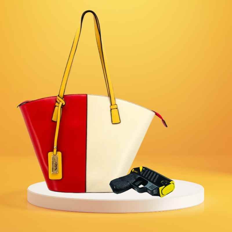 red matilda ccw cameleon purse with taser