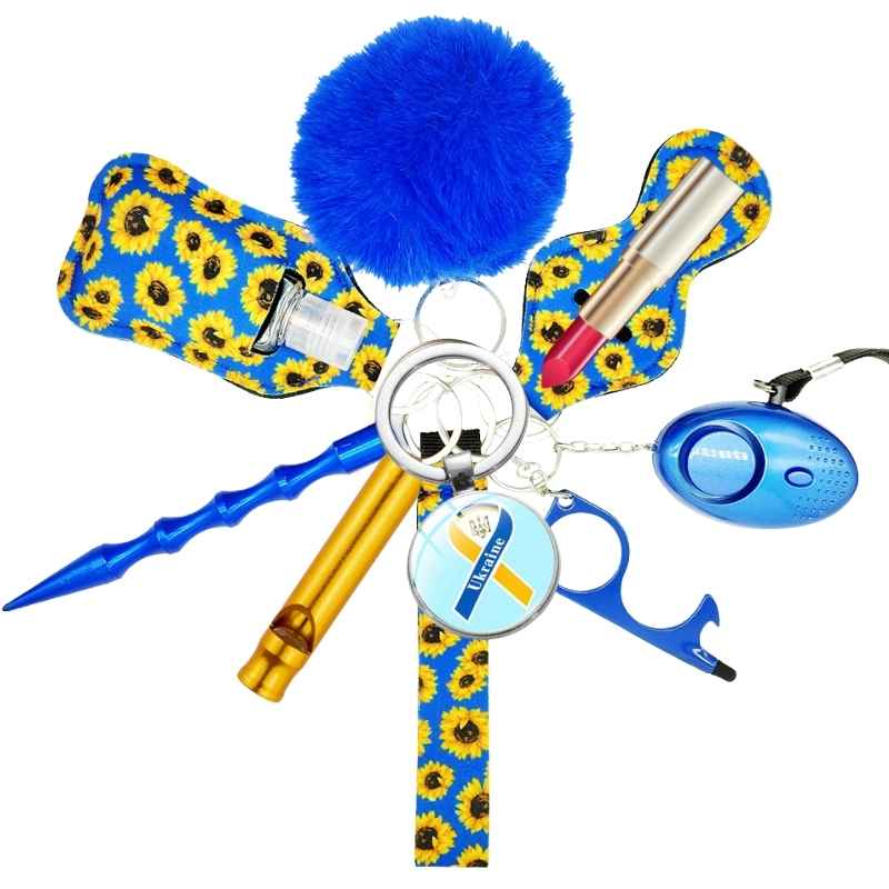 ukraine sunflowers self defense keychain FF-UKRAINE-BASIC