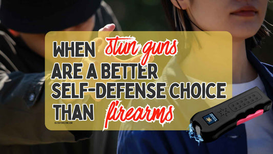 When Stun Guns are better than Firearms
