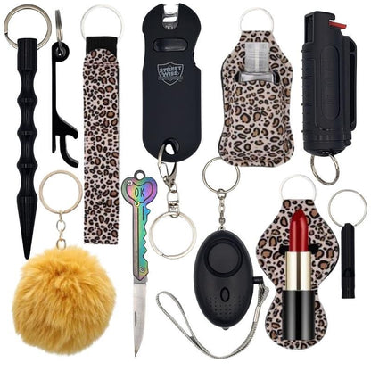 FF-LPD-defense-divas-fight-fobs-leopard-cheetah-self-defense-kit-keychain deluxe