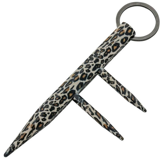 fancy kubaton keyring triple pointed self-defense keychain