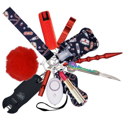 Fight Fobs® Medical Nurse/Doctor Self Defense Keychain Gift Set