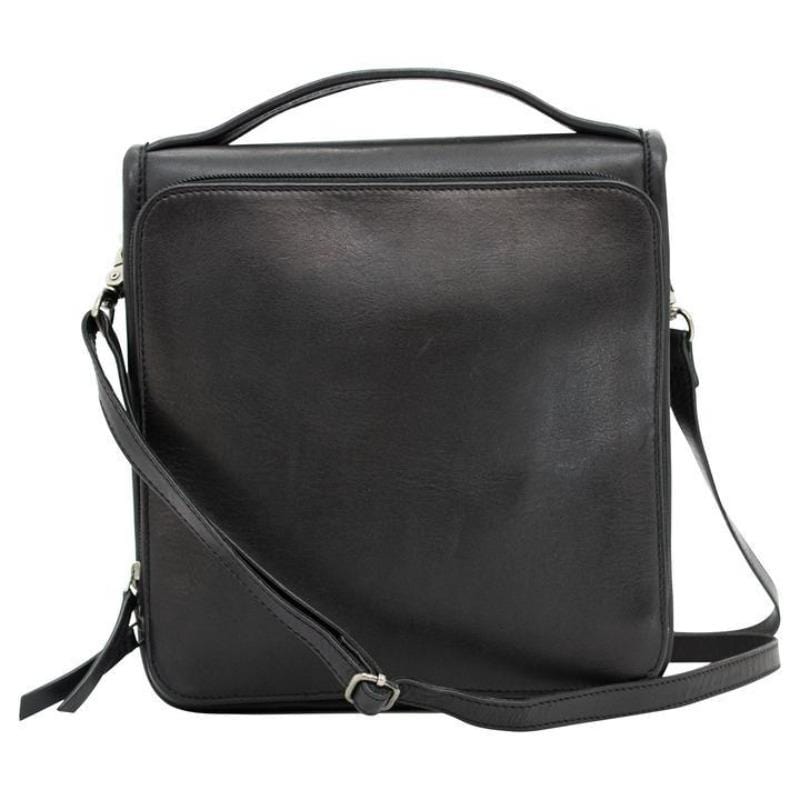 rear compartment Smith & Wesson Leather Kathryn Vintage Crossbody Concealed Carry Handbag