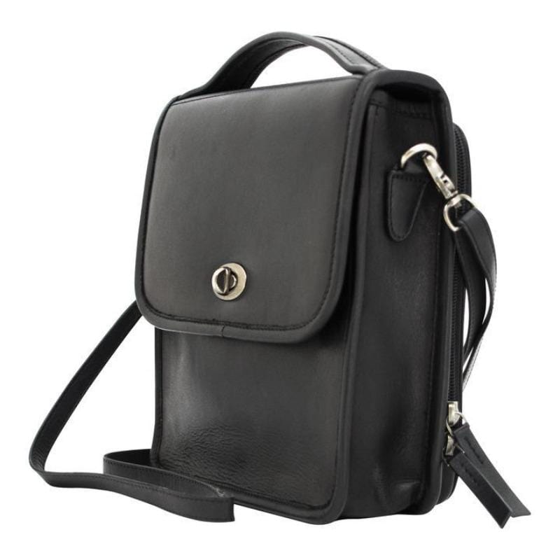 silver hardware Smith & Wesson Leather Kathryn Vintage Crossbody Concealed Carry Handbag