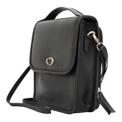 silver hardware Smith & Wesson Leather Kathryn Vintage Crossbody Concealed Carry Handbag