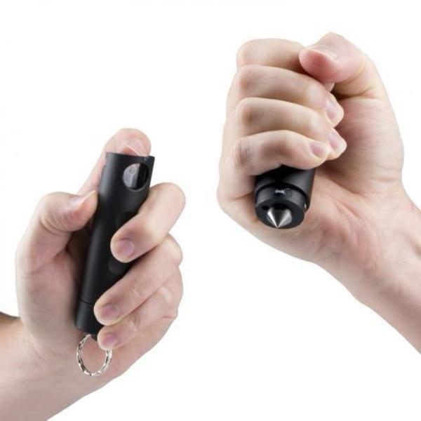 Guard Dog Harm & Hammer Pepper Spray & Emergency Glass Breaker Black
