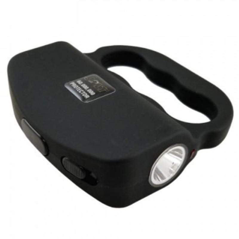 black Jolt 60 Million Protector Stun Gun with Flashlight