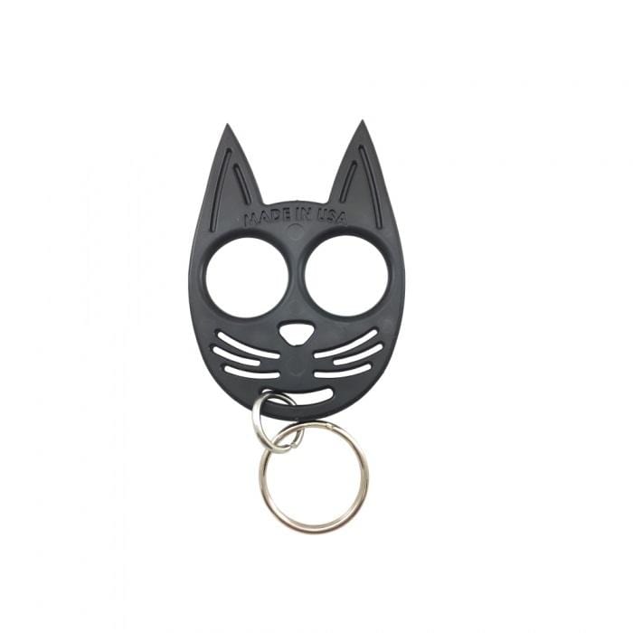 black My Kitty self-defense keychain cat keyring