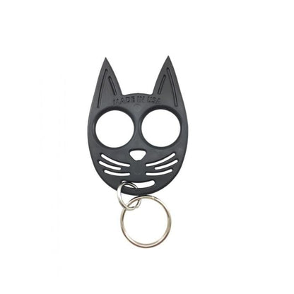 black My Kitty self-defense keychain cat keyring