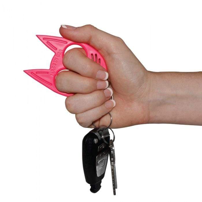 how to use My Kitty self-defense keychain cat keyring