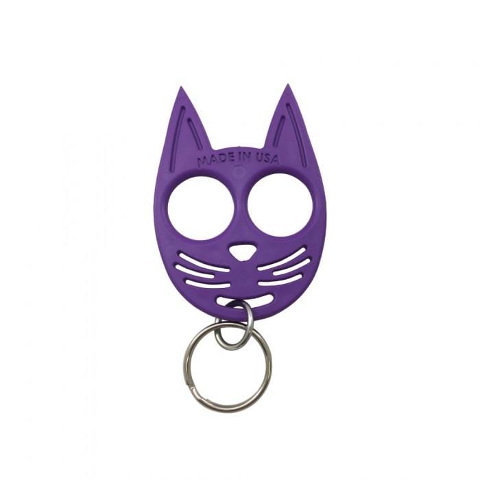 purple My Kitty self-defense keychain cat keyring