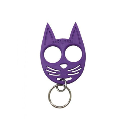 purple My Kitty self-defense keychain cat keyring