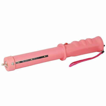 pink 10 Million Volt Stun Baton Flashlight Stun Gun Combo