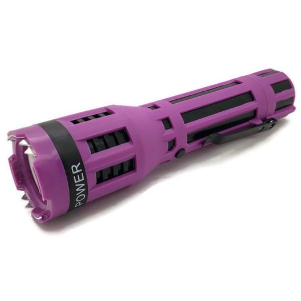 Predator DNA Collecting Rubberized Grip Dual Flashlight Stun Gun