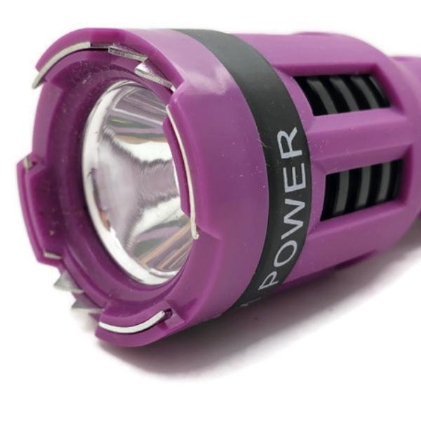 dna collecting prongs feature  Purple Power Duo Self Defense Kit