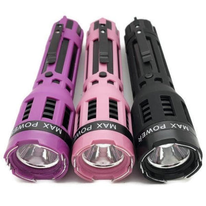 Predator DNA Collecting Rubberized Grip Dual Flashlight Stun Gun