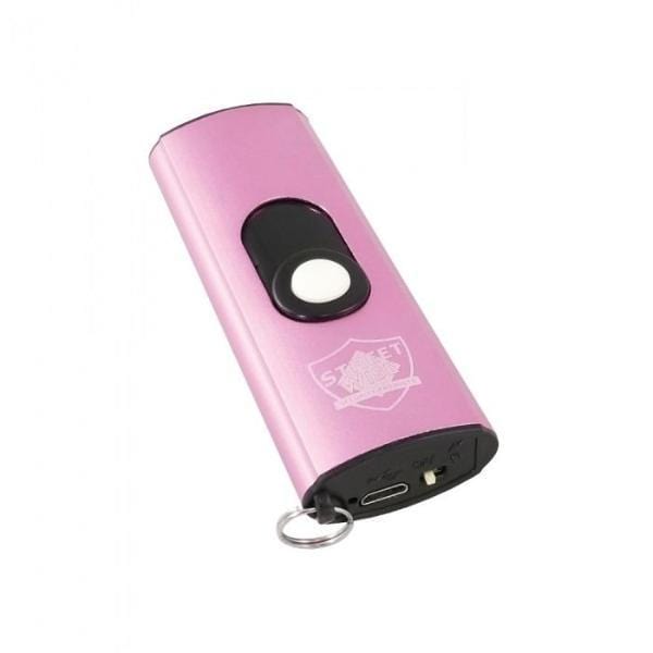 pink USB Secure 22,000,000 Volt Keychain Stun Gun