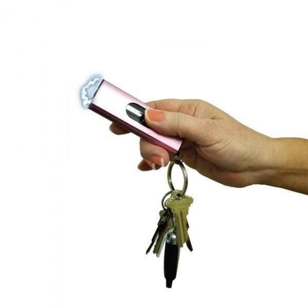 pink USB Secure 22,000,000 Volt Keychain Stun Gun