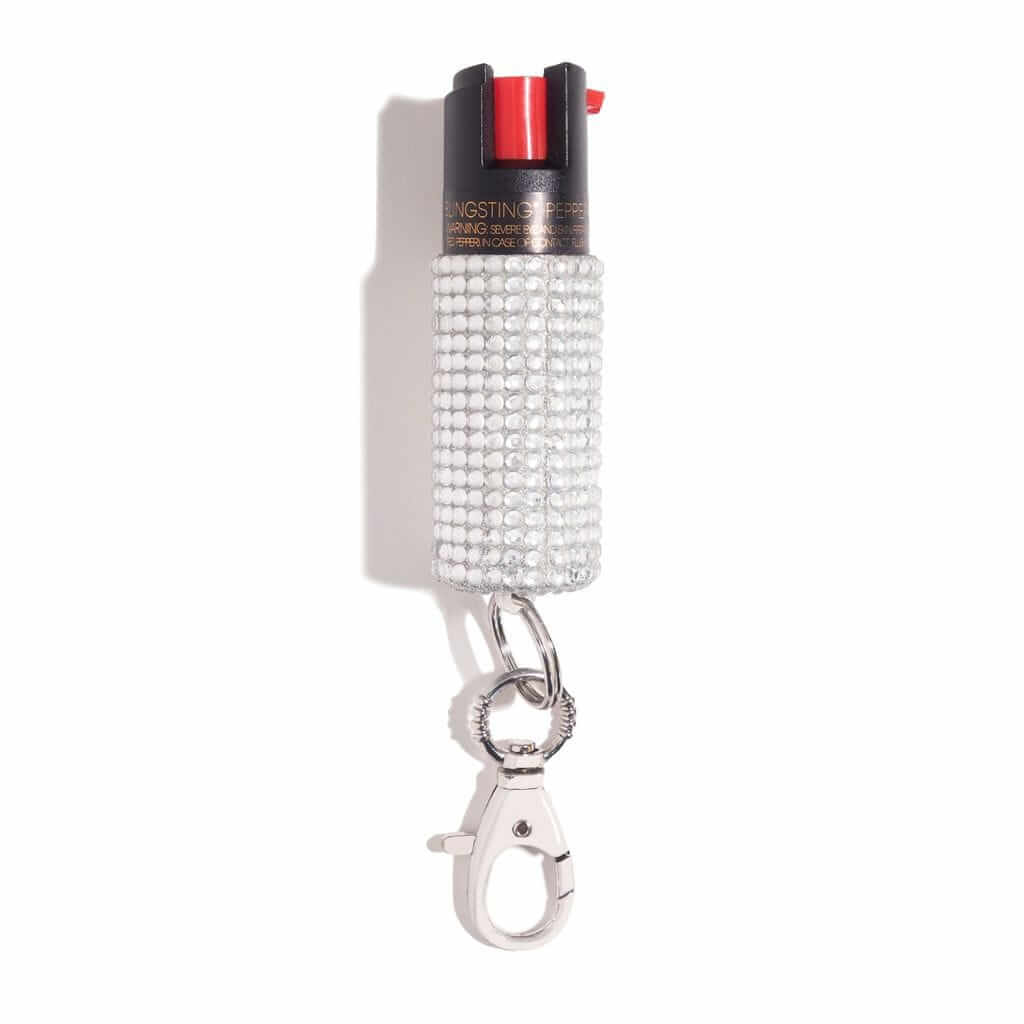 Bling Sting rhinestone pepper sprays keychain