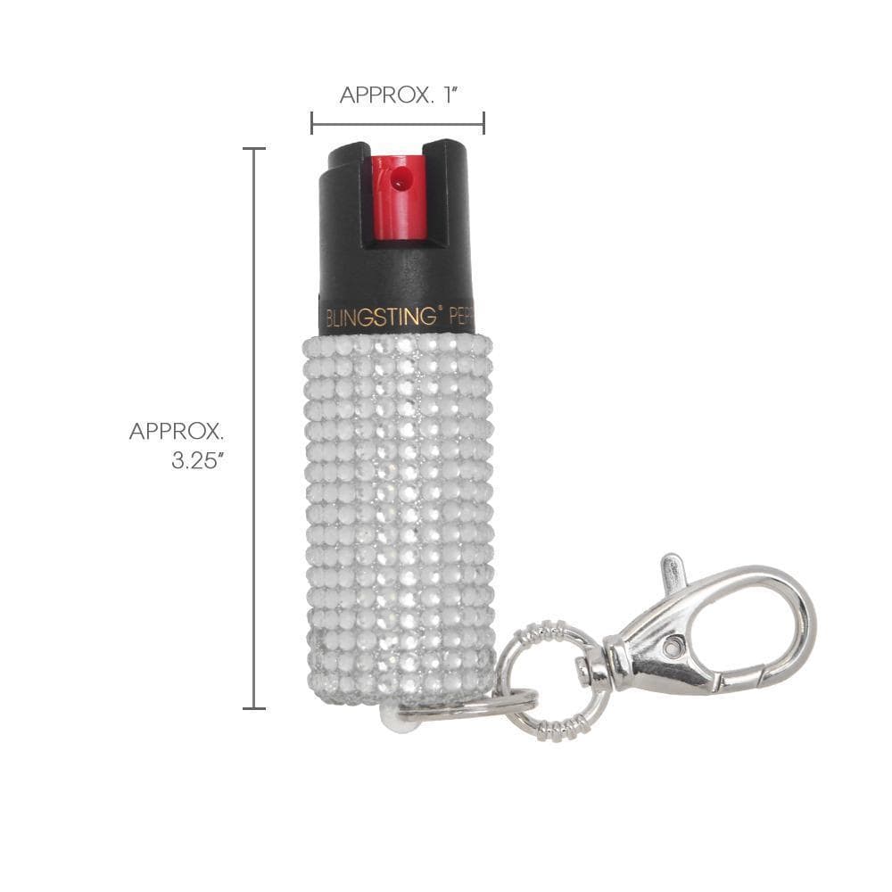 Bling Sting rhinestone pepper sprays keychains