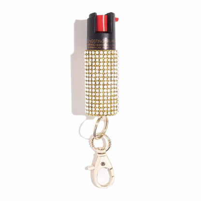 Bling Sting rhinestone pepper sprays keychain