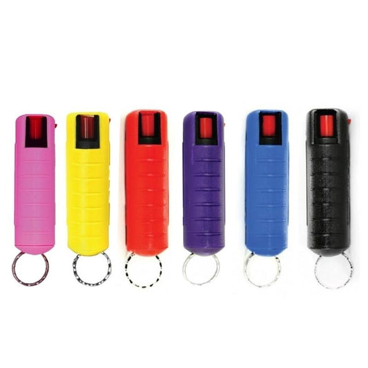 colorful 18% OC Strength Pepper Spray Keychains