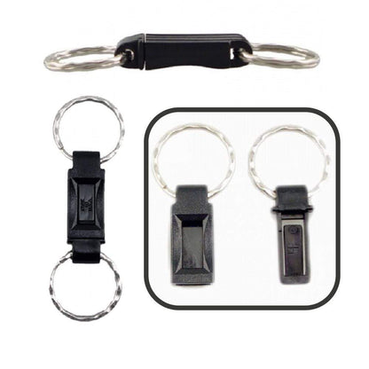 break away keychain included in turquoise trouble self-defense kit