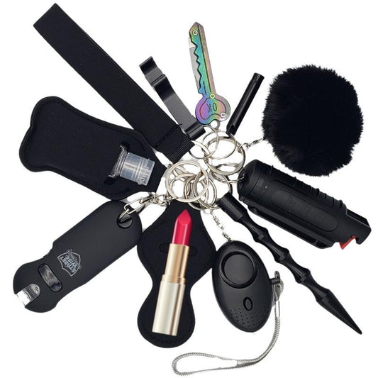 fight-fobs-basic-black-stun-gun-mace-self-defense-keychain-set