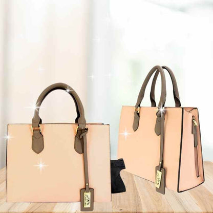 pink remi ccw purse on table