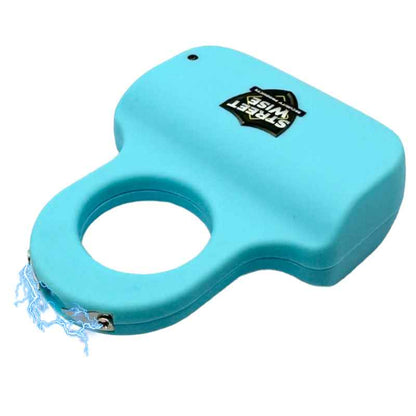 teal  sting ring 18 milion volt stun guns